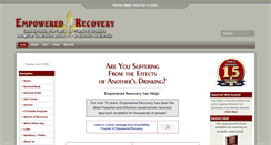 Desktop Screenshot of empoweredrecovery.com